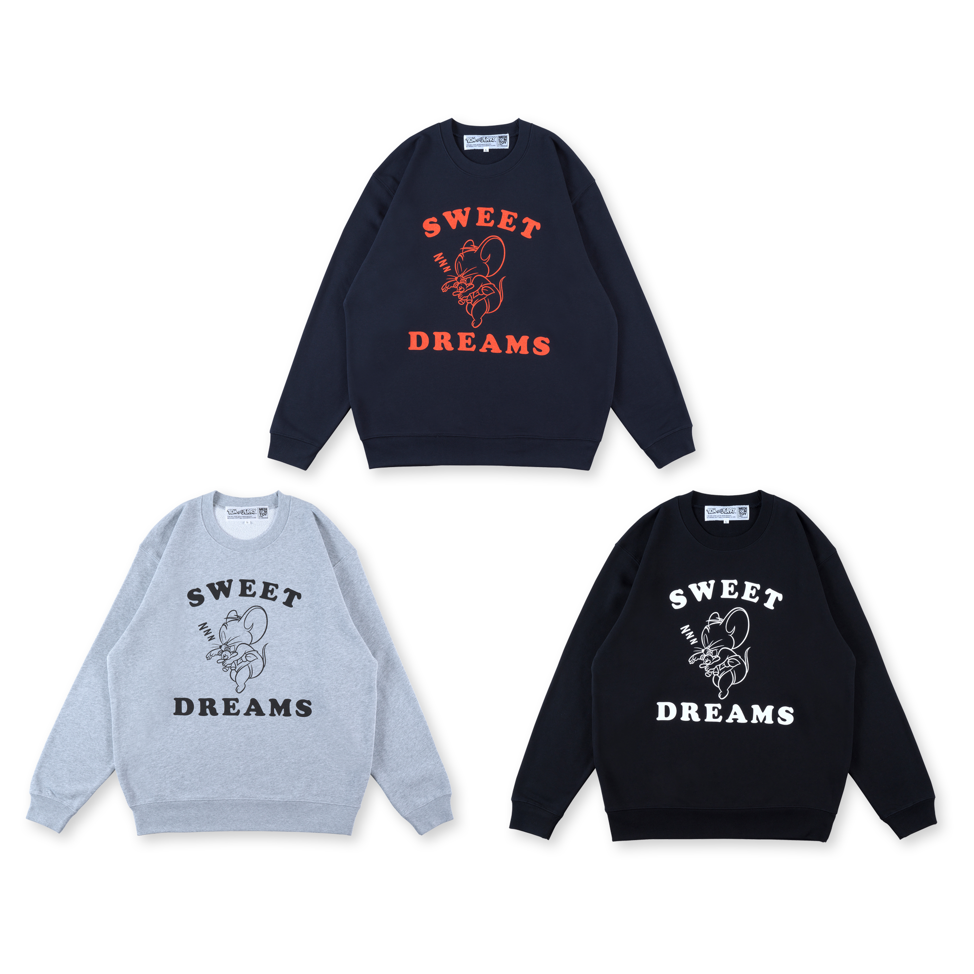 MLE＜TOM and JERRY＞ SWEET DREAMS TUFFY CREW NECK SWEATSHIRT《2026年11月発売予定 受注期間は9月6日まで》_0
