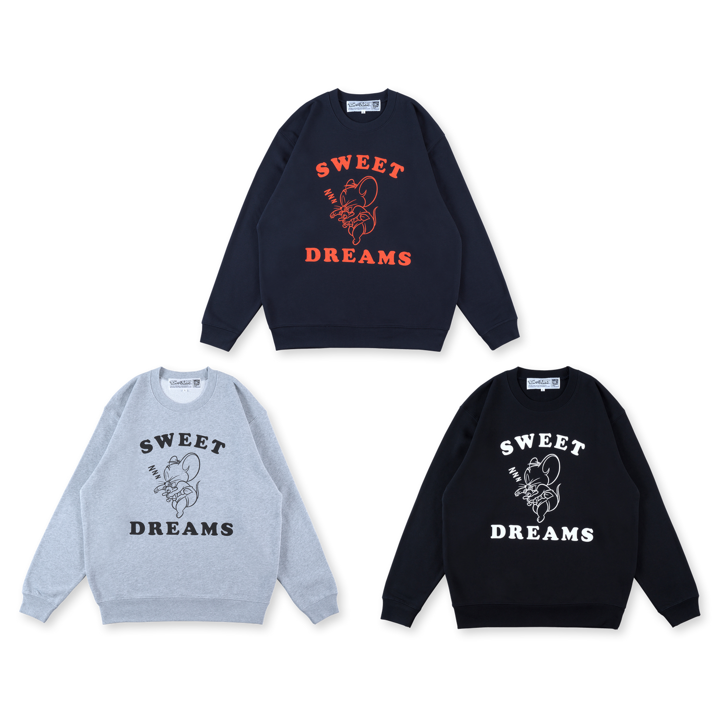 MLE＜TOM and JERRY＞ SWEET DREAMS TUFFY CREW NECK SWEATSHIRT《2026年11月発売予定 受注期間は9月6日まで》_0