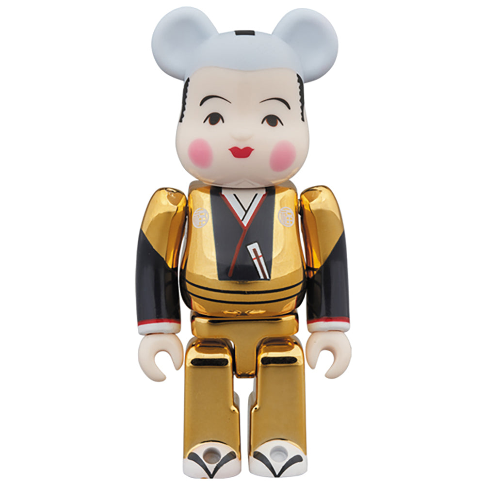 福助 BE@RBRICK 金メッキ 100％ ＆ 400％_1