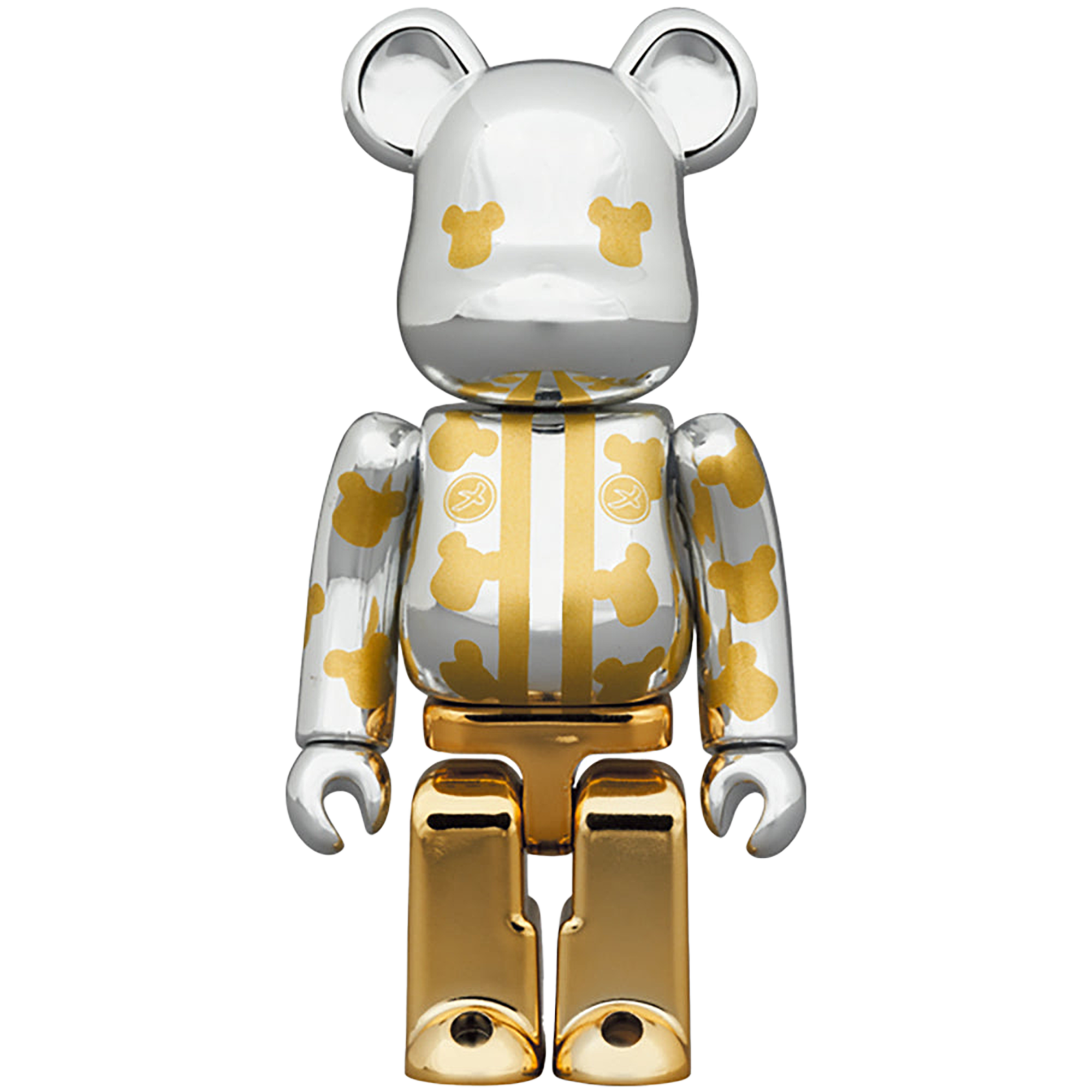 BE@RBRICK メ組はっぴ 銀メッキ 100％