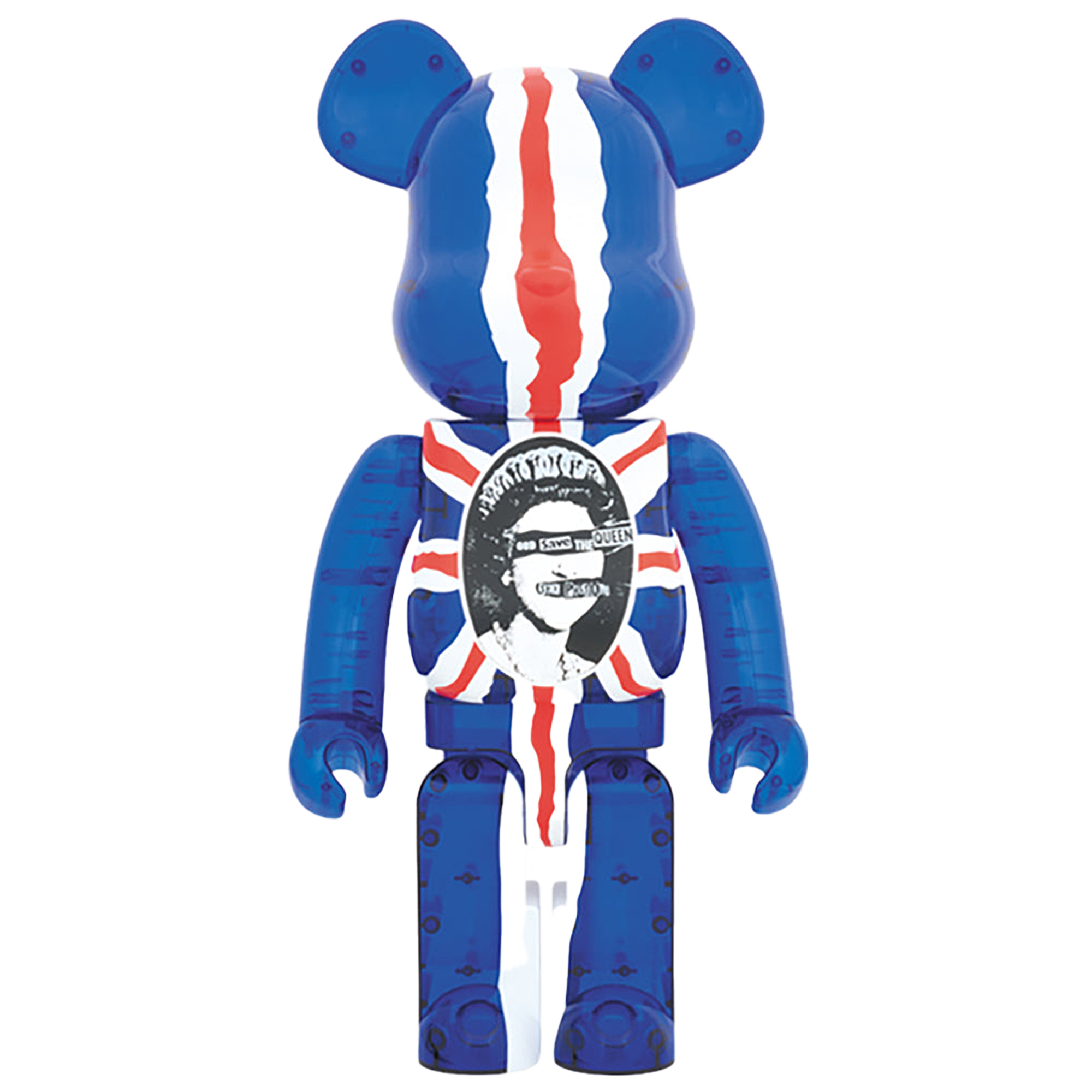 BE@RBRICK God Save The Queen Clear Ver. 1000％