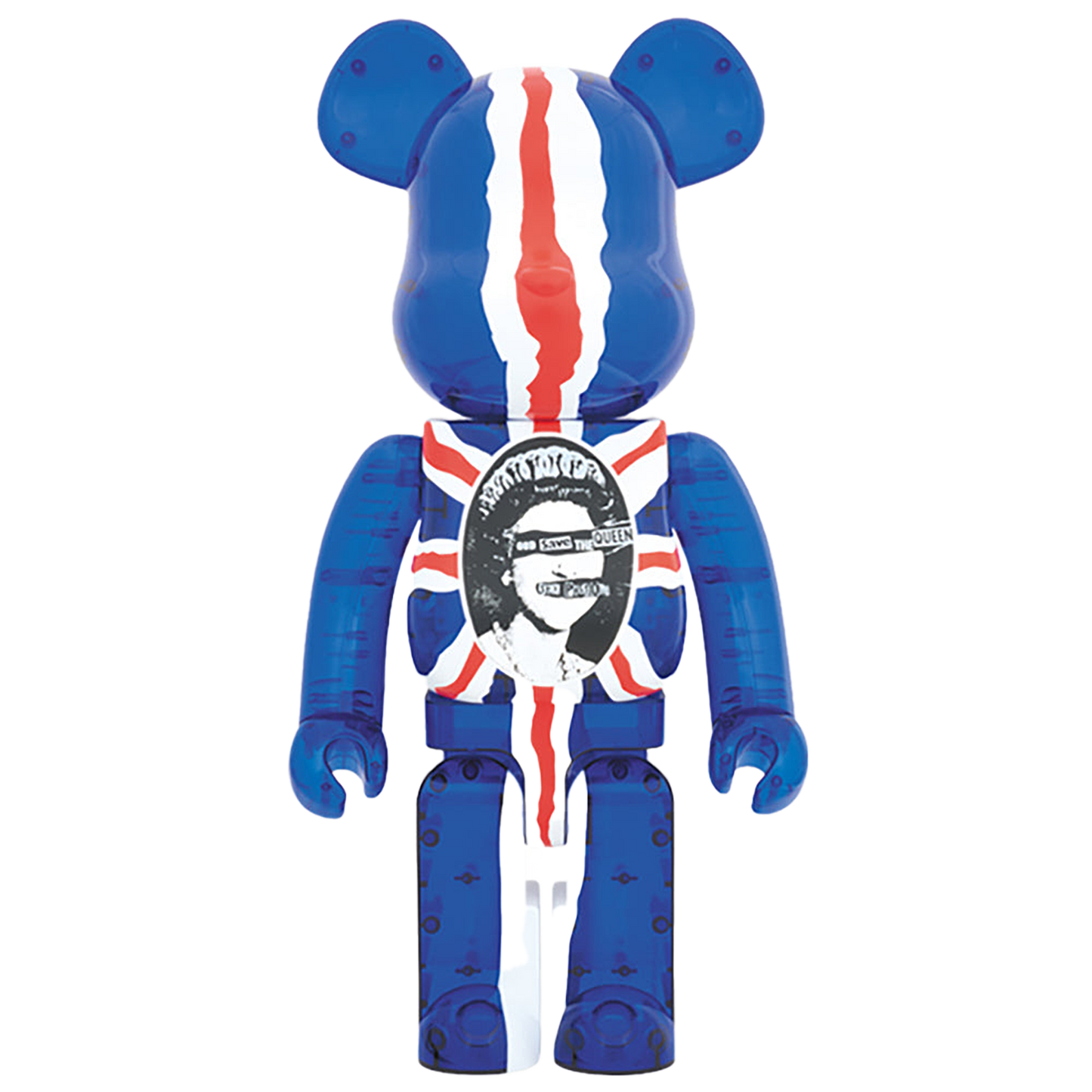 BE@RBRICK God Save The Queen Clear Ver. 1000％
