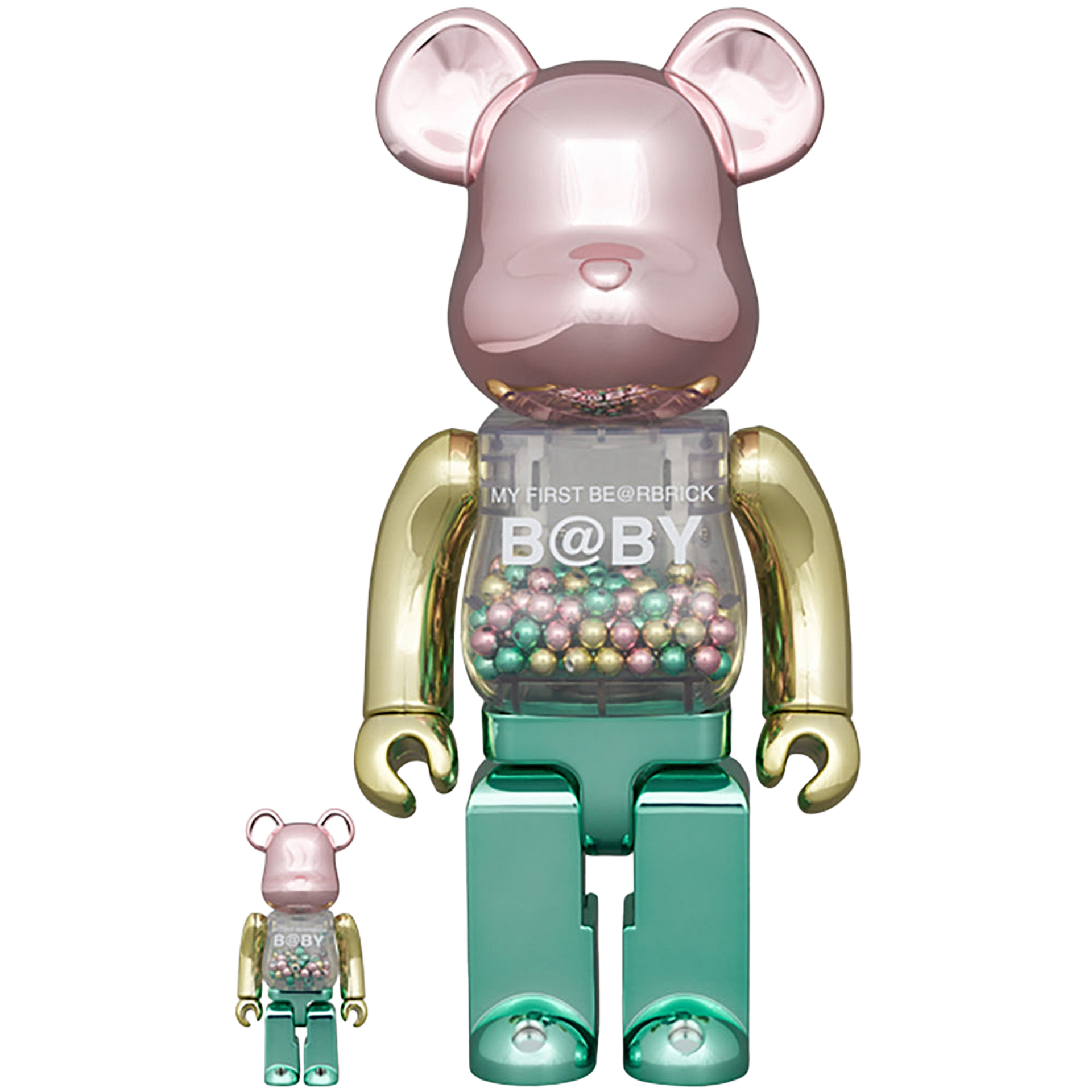 MY FIRST BE@RBRICK 1st COLOR CHROME Ver. 100% & 400% | MEDICOM MY FIRST BE@RBRICK 1st COLOR CHROME Ver. 100% & 400% | MEDICOM