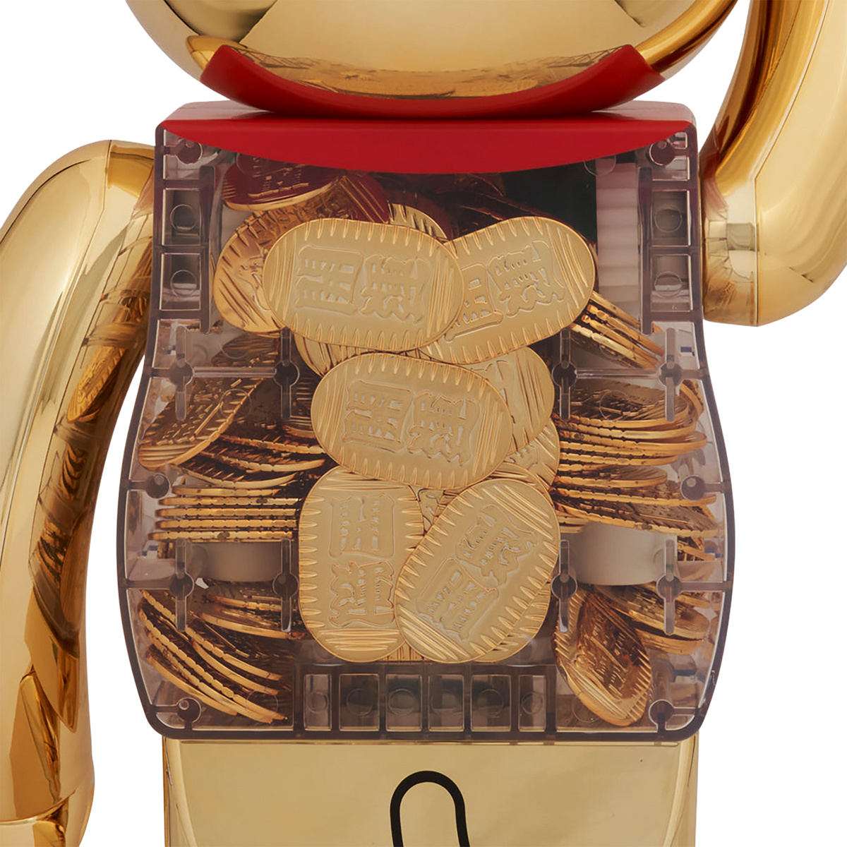 BE@RBRICK Maneki Neko Good Luck coin Gold Plating 1000％ 