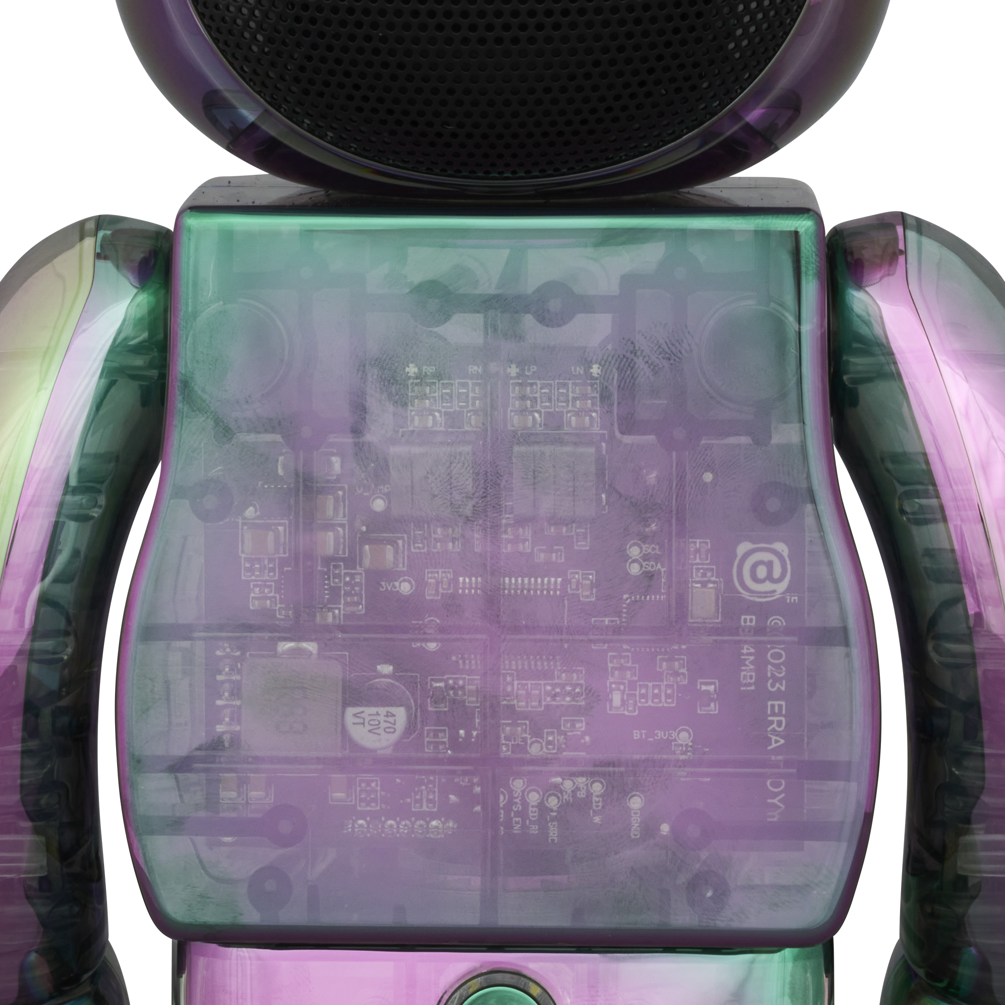 BE@RBRICK AUDIO IRIDESCENT 400％ Portable Bluetooth(R) Speaker CRYSTAL HALO／PEARL MIRAGE／BLACK AURORA
