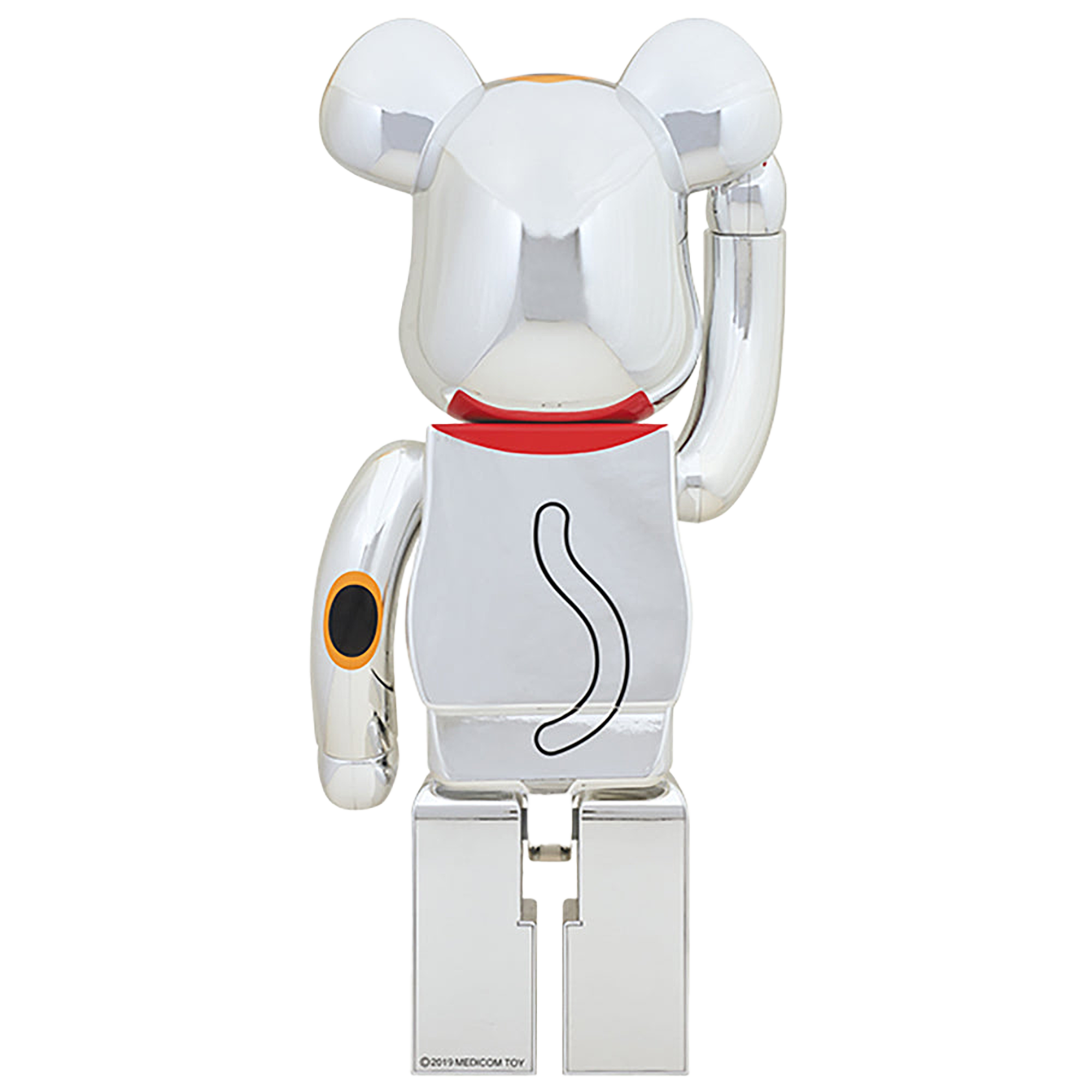 BE@RBRICK 招き猫 銀メッキ 1000％