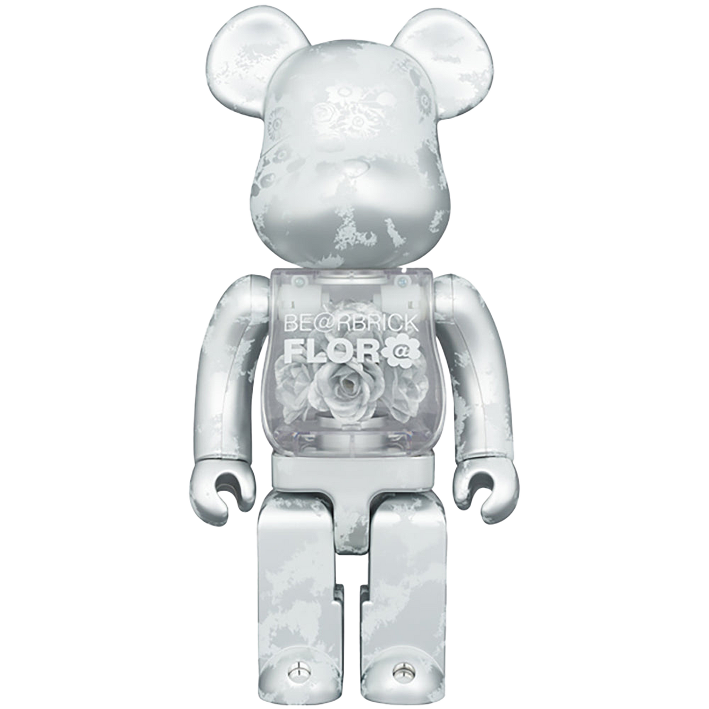 BE@RBRICK FLOR@ SILVER 400％