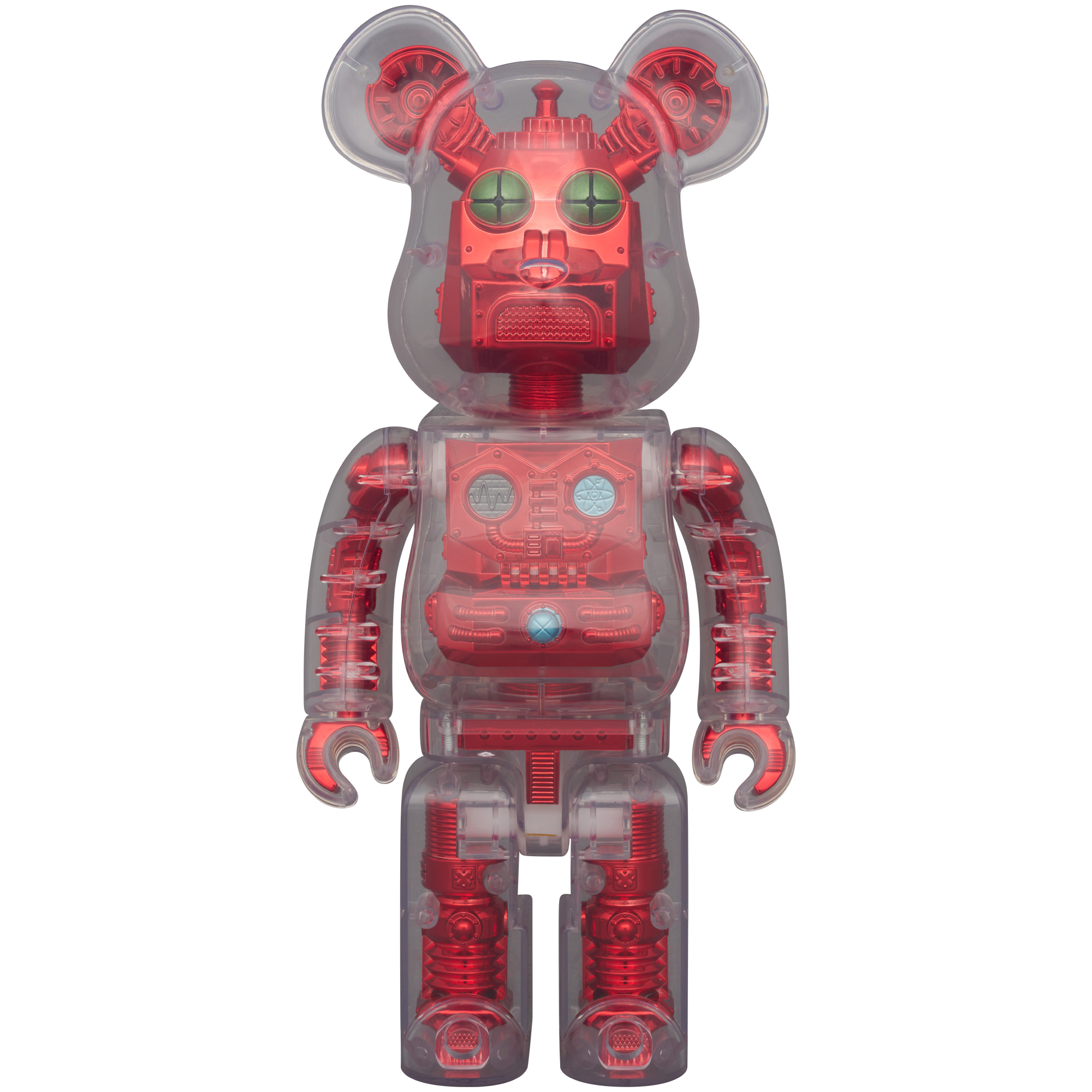 BE@RBRICK HxS（HIROTA SAIGANSHO） METALLIC RED 400％_0