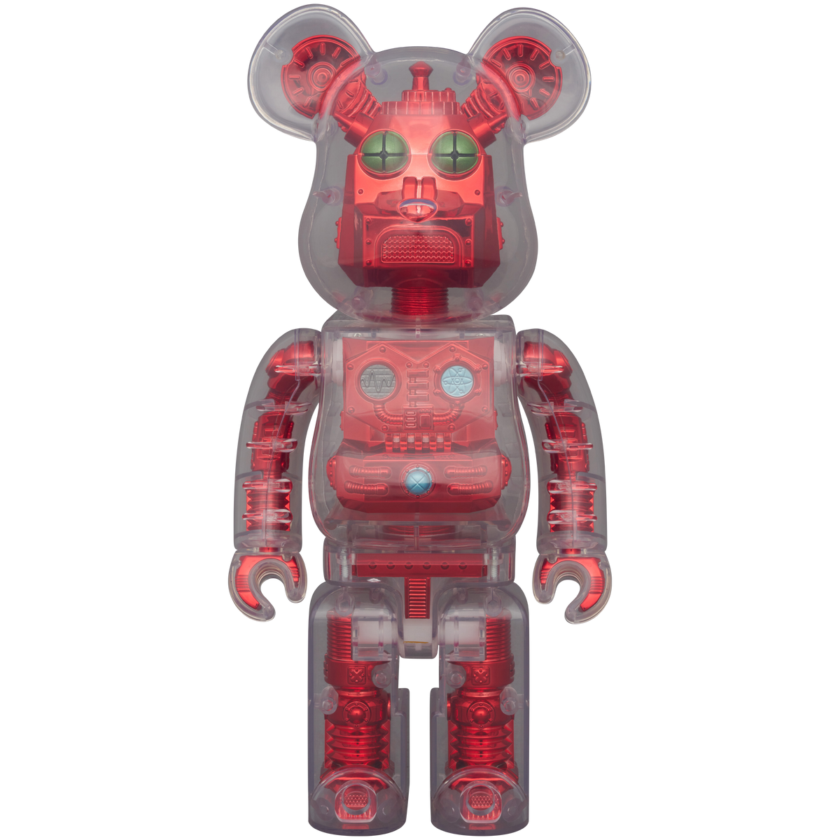 BE@RBRICK HxS（HIROTA SAIGANSHO） METALLIC RED 400％_0
