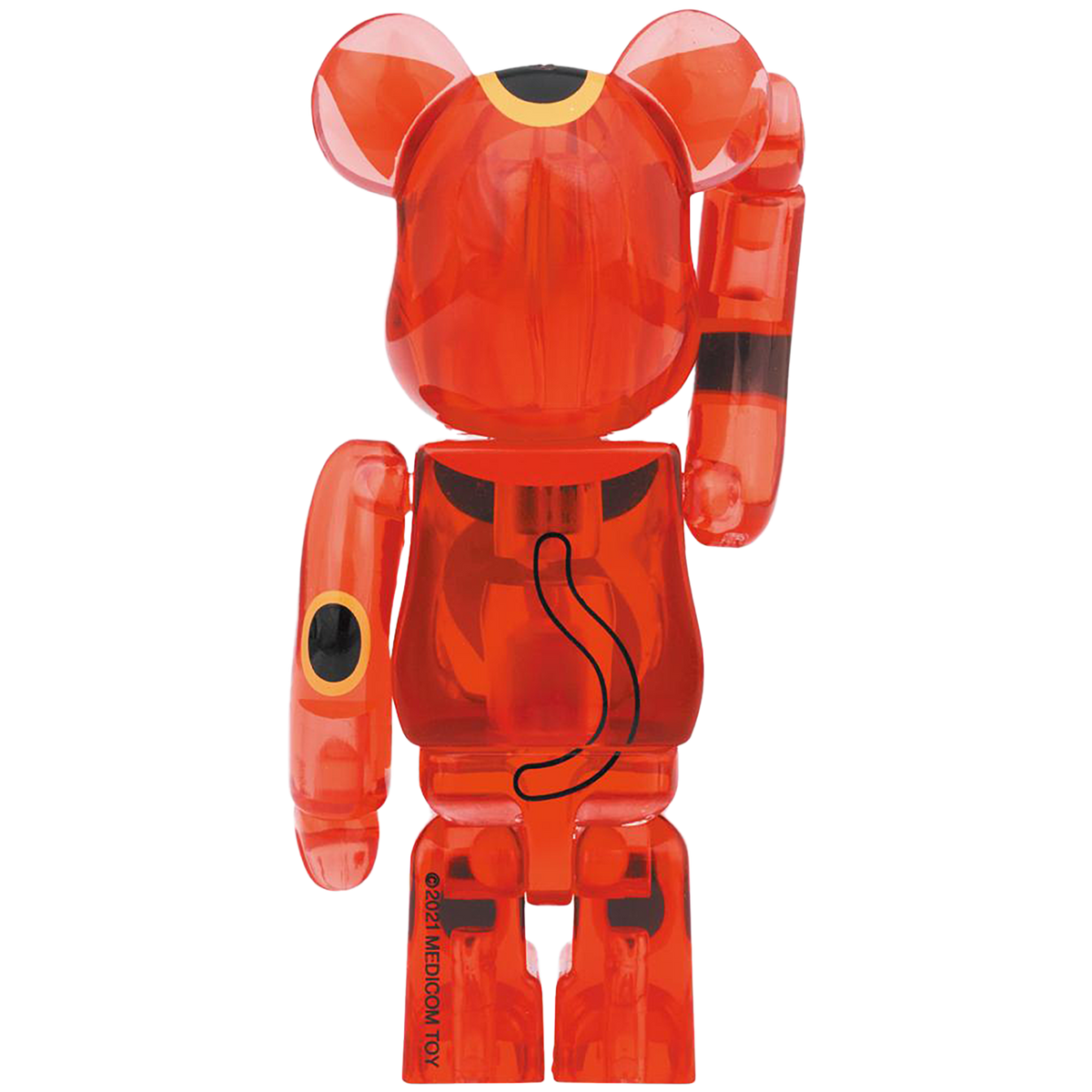 BE@RBRICK Maneki Neko Plum transparent 100％