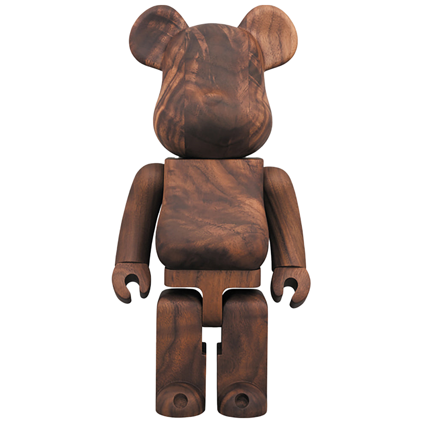 BE@RBRICK カリモク 杢 ウォールナット 400％