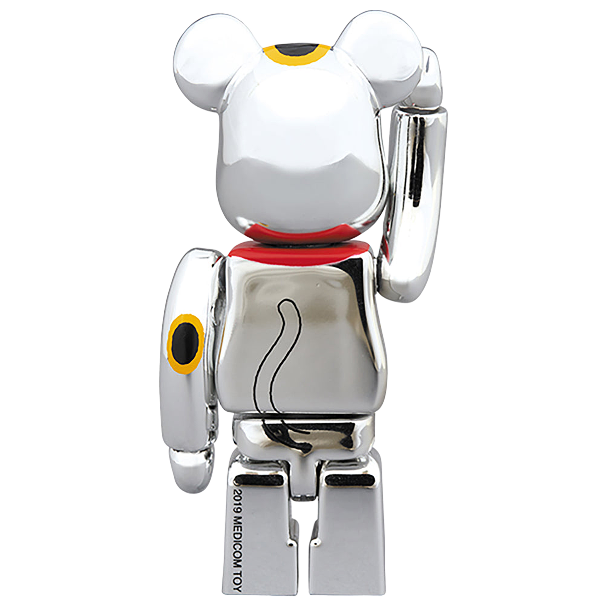 BE@RBRICK 招き猫 銀メッキ 金運 100％ & 400％