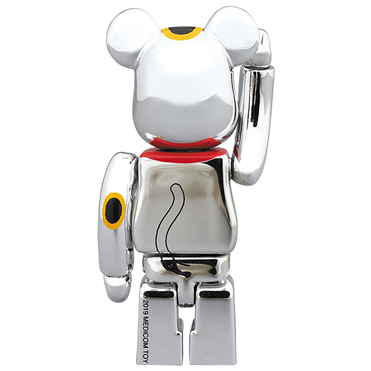BE@RBRICK 招き猫 銀メッキ 金運 100％ & 400％