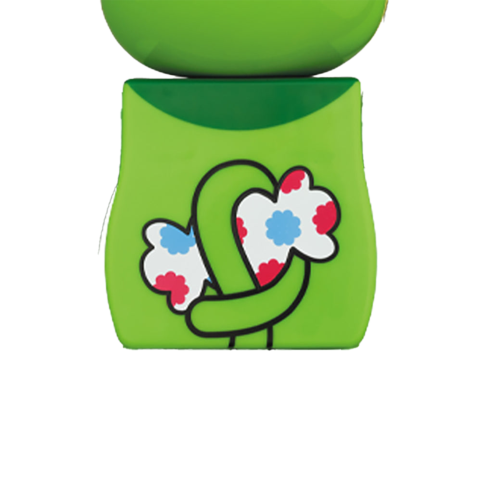BE@RBRICK 招き猫 ペコちゃん 蛍光グリーン 100％ & 400％