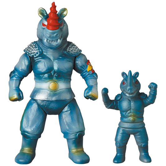 Grey Rhino King(Drill Horn) & Grey Rhino King(Mini Sofubi)(from Android Kikaider)《Planned to be shipped in late Nov. 2021》