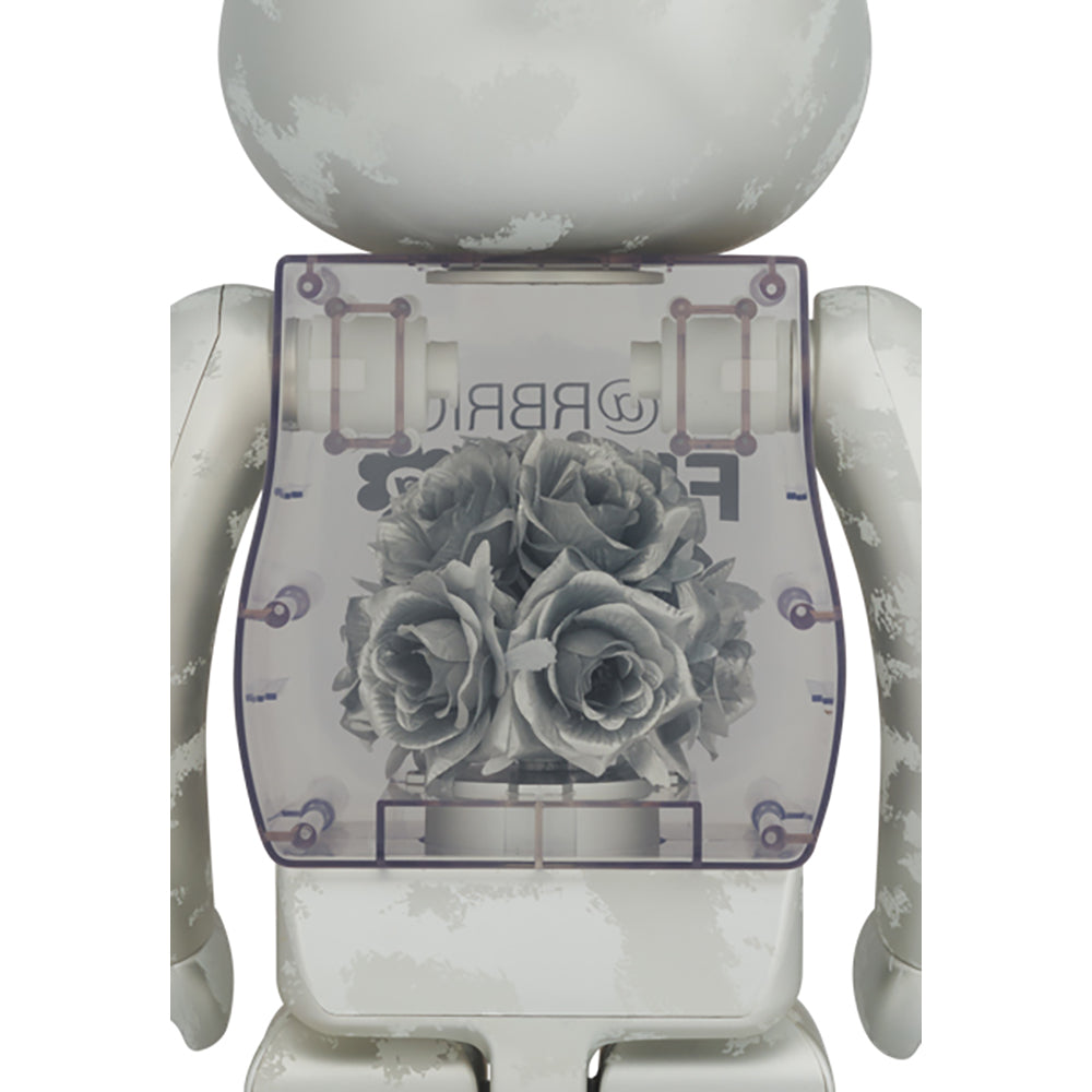 BE@RBRICK FLOR@ SILVER 1000％_1