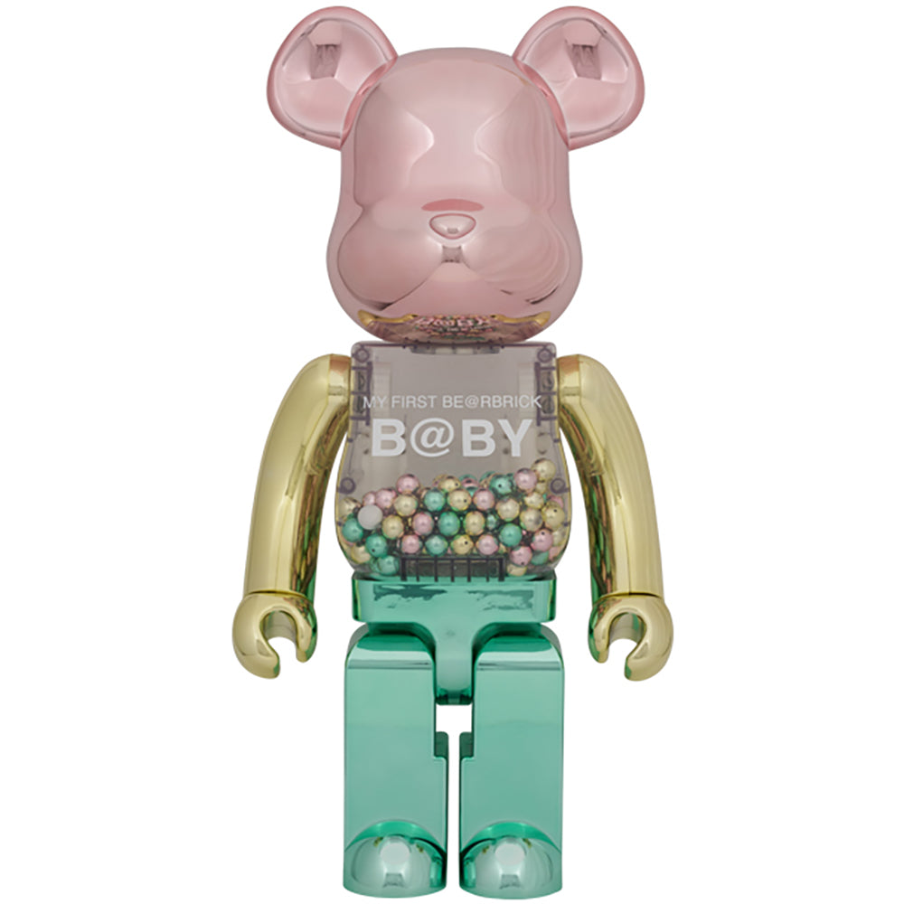 MY FIRST BE@RBRICK 1st COLOR CHROME Ver. 1000％_0