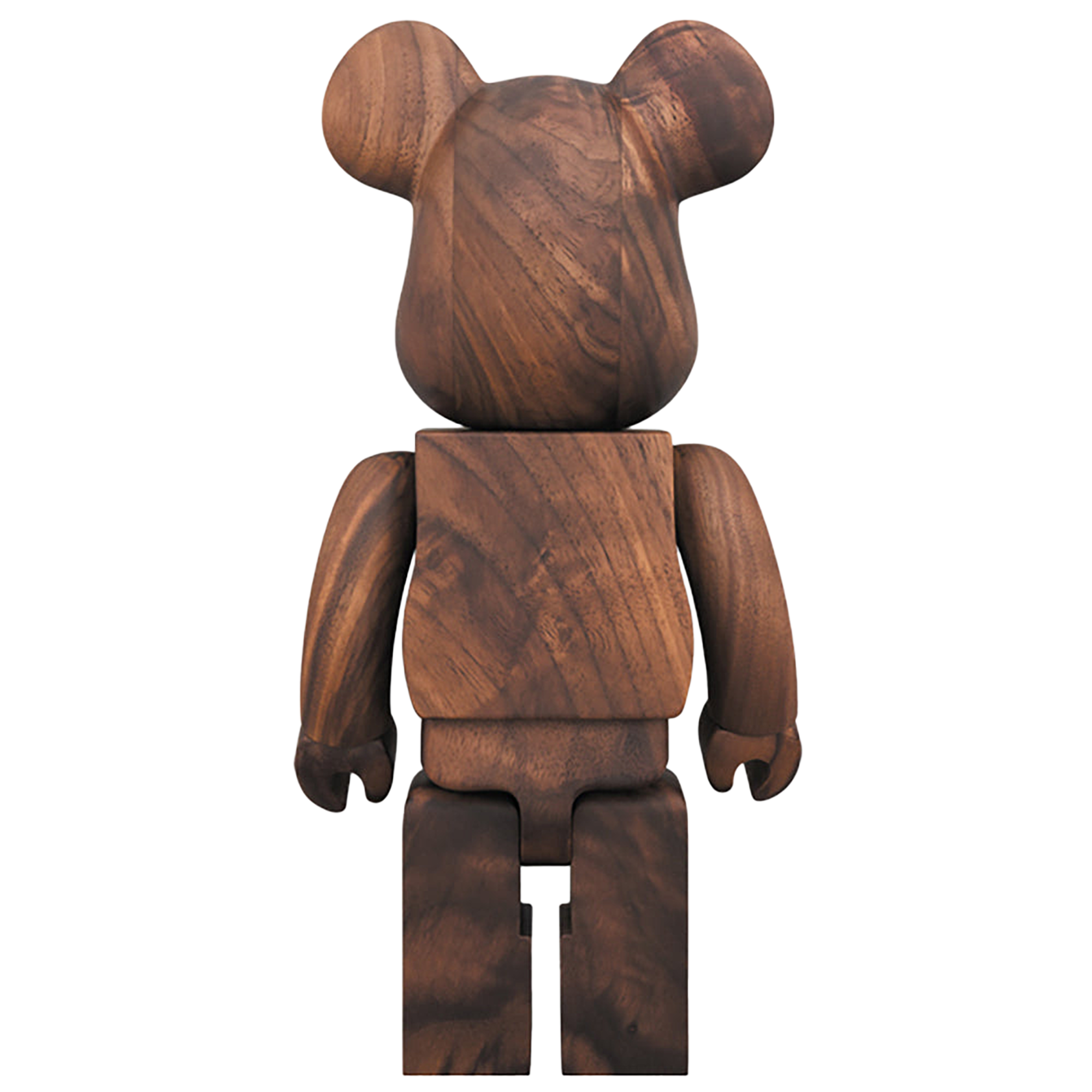 BE@RBRICK カリモク 杢 ウォールナット 400％