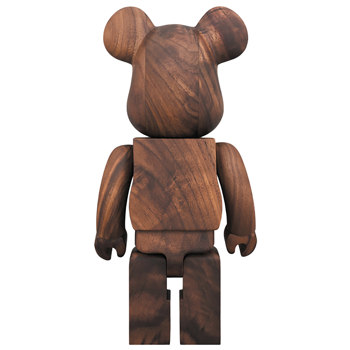 BE@RBRICK カリモク 杢 ウォールナット 400％
