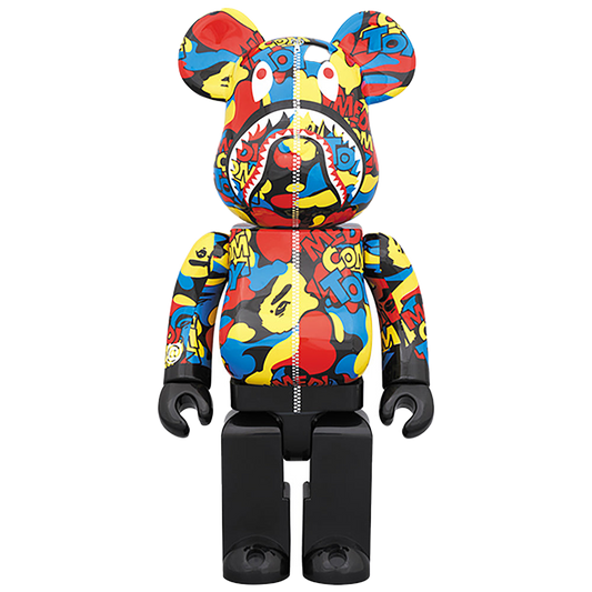 MEDICOM TOY CAMO SHARK BE@RBRICK 400％