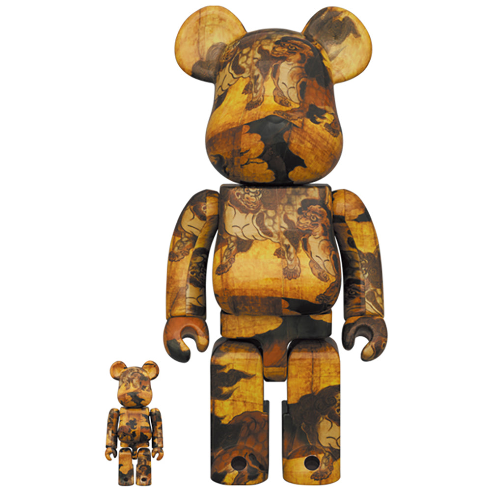 BE@RBRICK 狩野永徳 「唐獅子図屏風」100％ & 400％_0