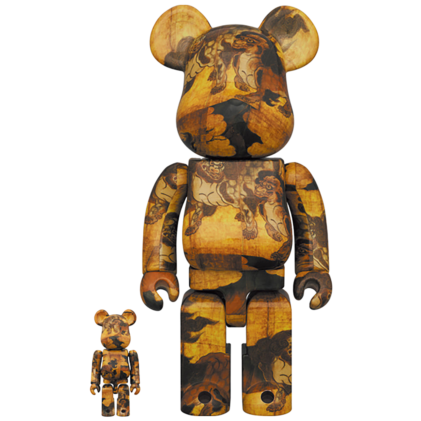 BE@RBRICK 狩野永徳 「唐獅子図屏風」100％ & 400％