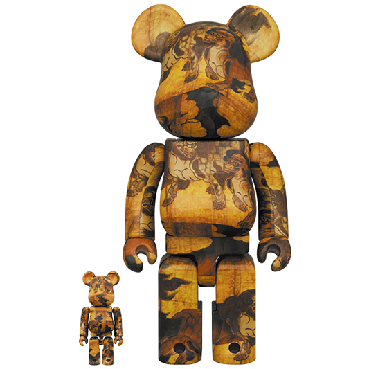 BE@RBRICK 狩野永徳 「唐獅子図屏風」100％ & 400％