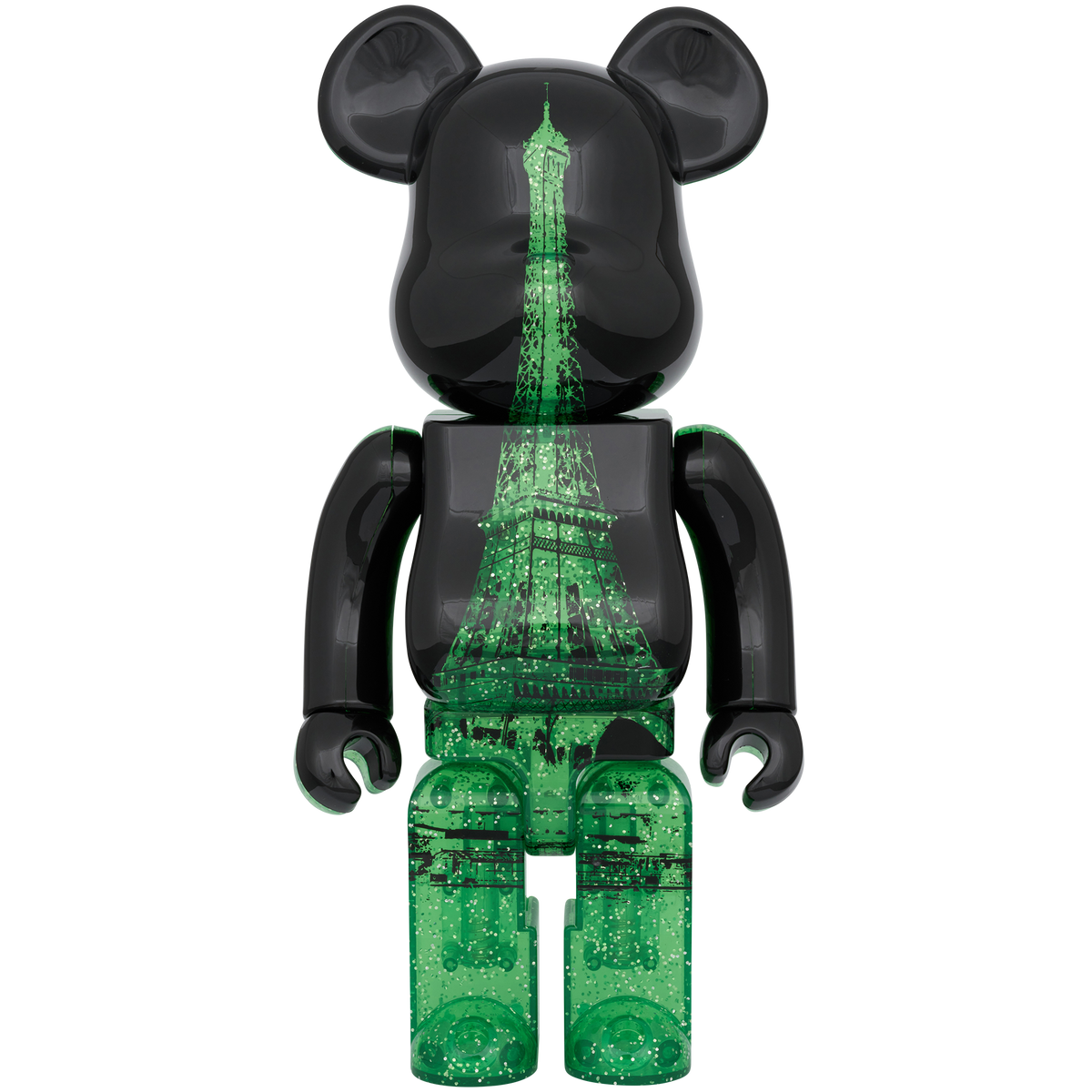 BE@RBRICK EIFFEL TOWER 100％ & 400％ GREEN DRESS Ver._2