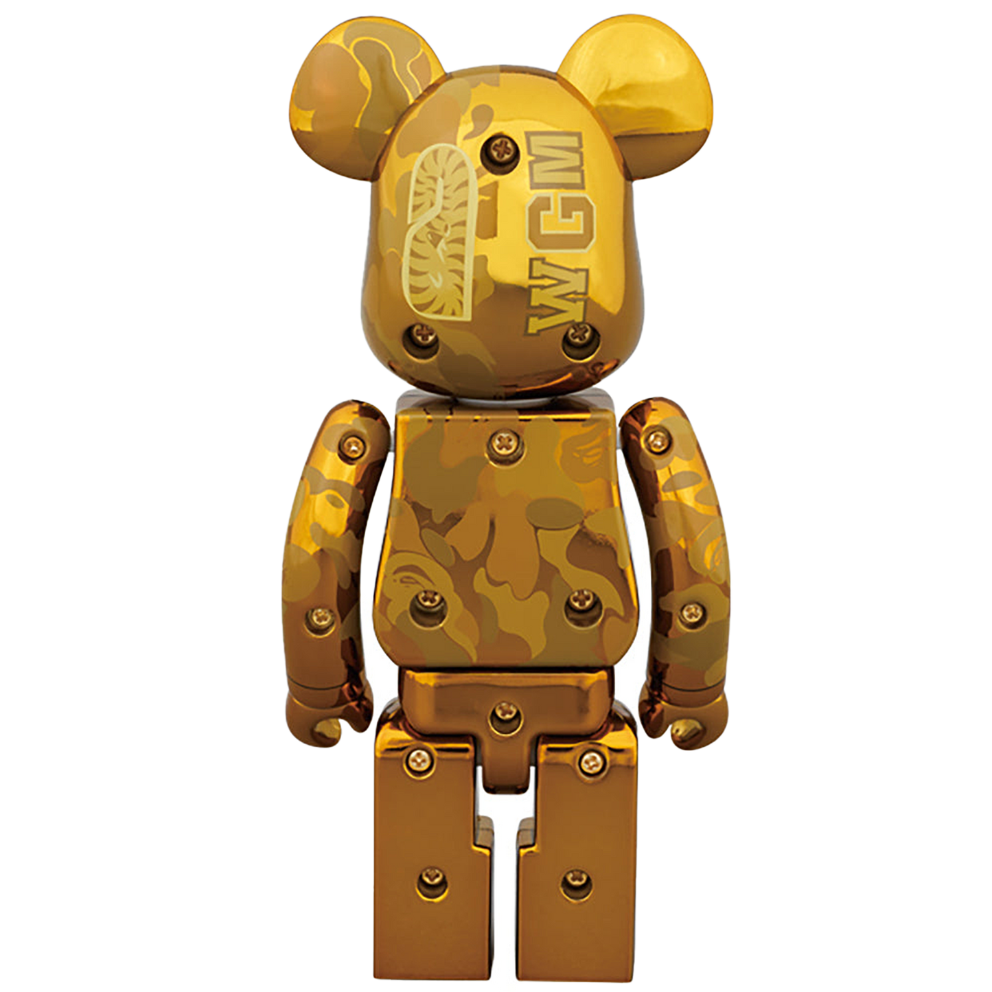 超合金 BAPE(R) CAMO SHARK BE@RBRICK GOLD／SILVER
