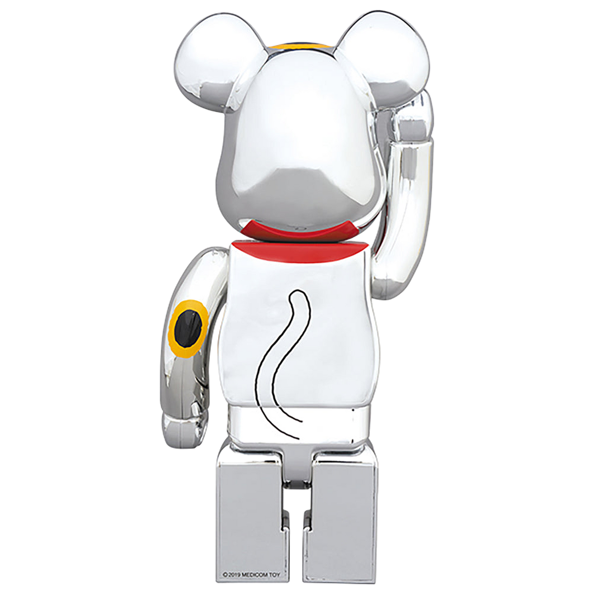 BE@RBRICK 招き猫 銀メッキ 金運 100％ & 400％