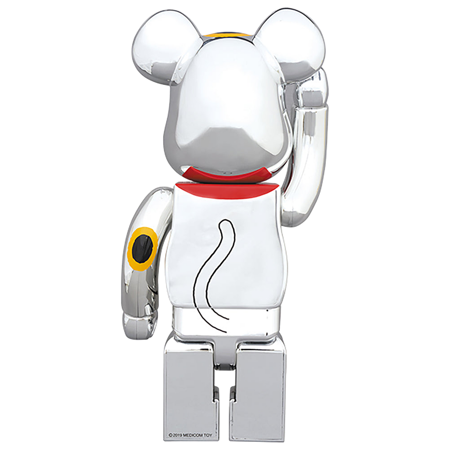 BE@RBRICK 招き猫 銀メッキ 金運 100％ & 400％