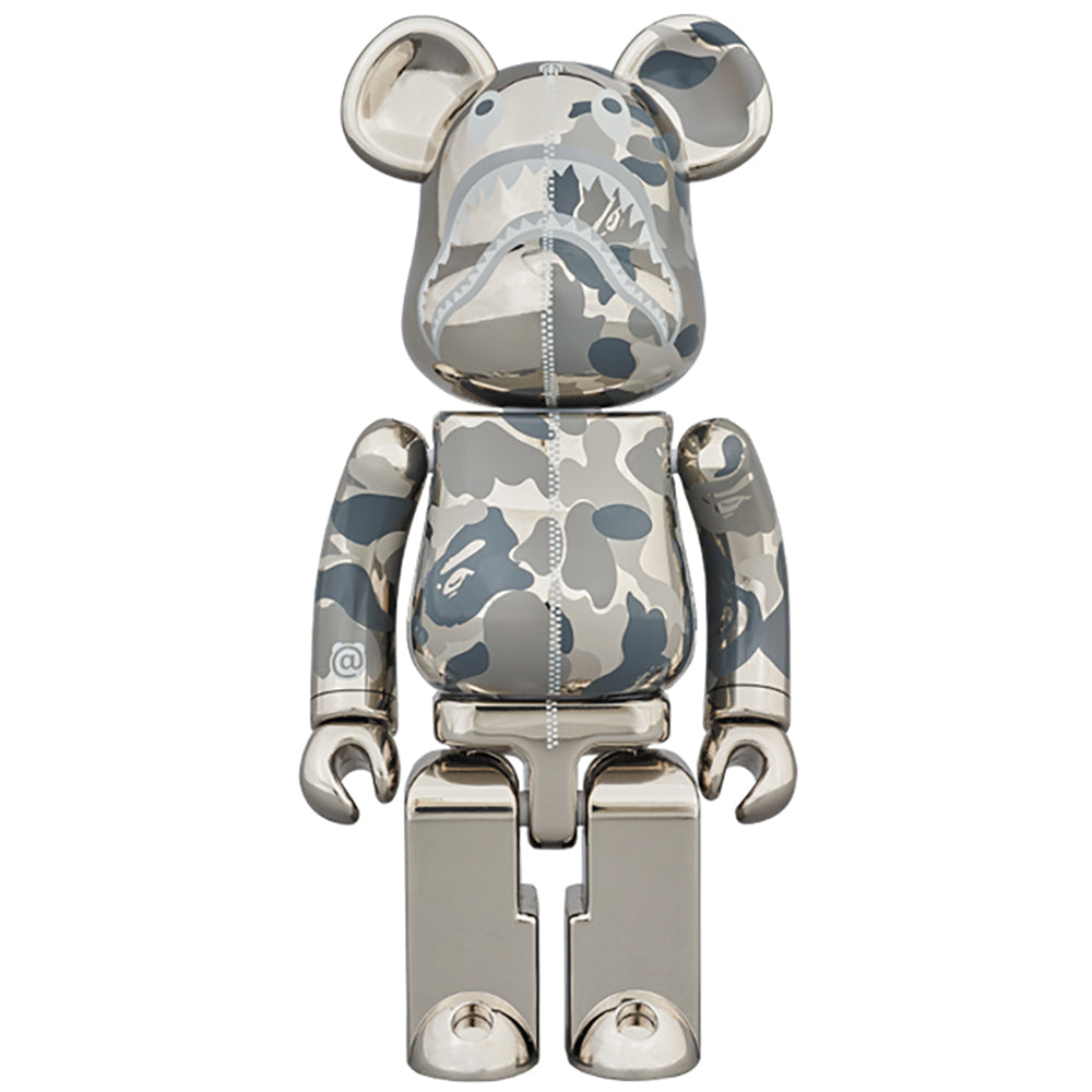 超合金 BAPE(R) CAMO SHARK BE@RBRICK GOLD／SILVER_3