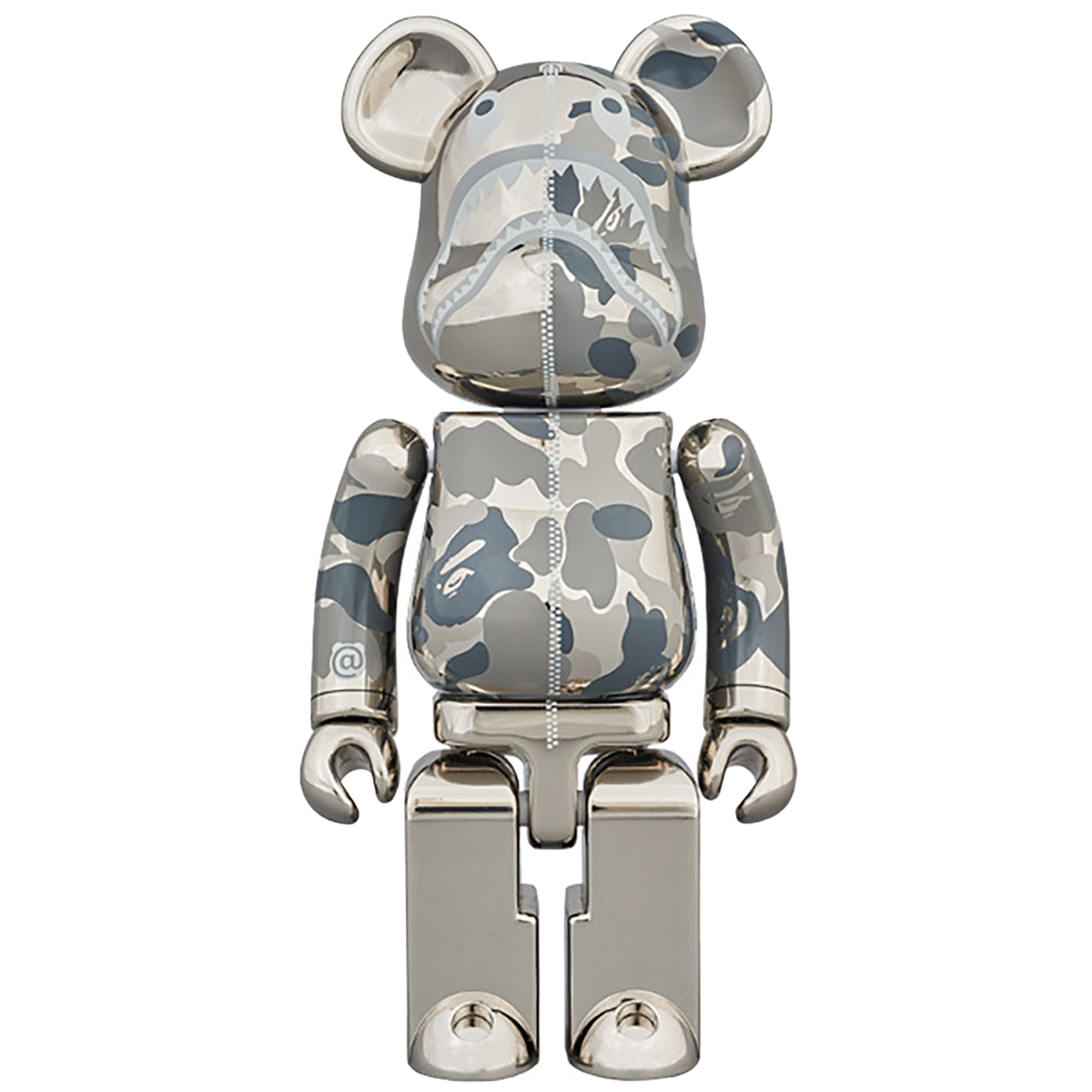 超合金 BAPE(R) CAMO SHARK BE@RBRICK GOLD／SILVER