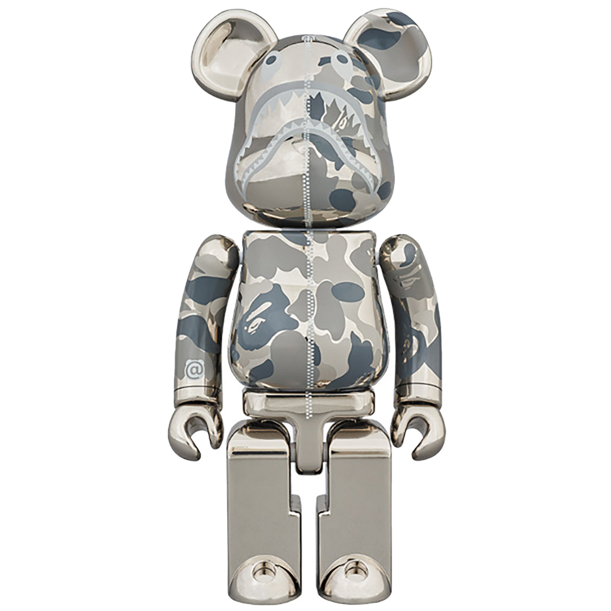 超合金 BAPE(R) CAMO SHARK BE@RBRICK GOLD／SILVER