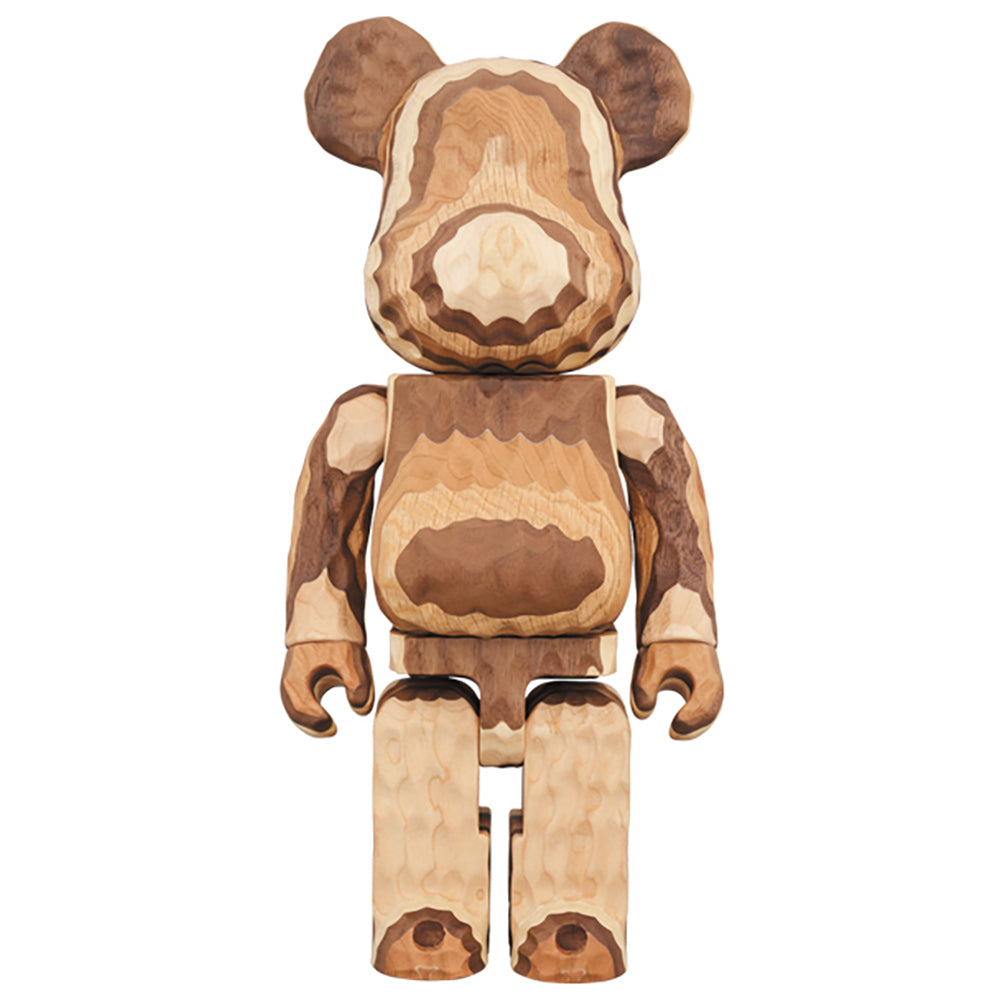 BE@RBRICK カリモク fragmentdesign 400％ carved wooden - LAYERED_0