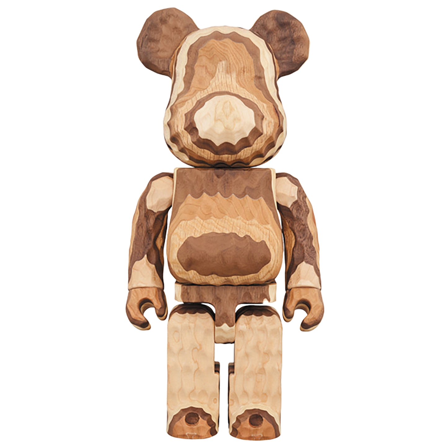 BE@RBRICK カリモク fragmentdesign 400％ carved wooden - LAYERED