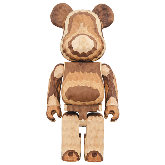 BE@RBRICK カリモク fragmentdesign 400％ carved wooden - LAYERED