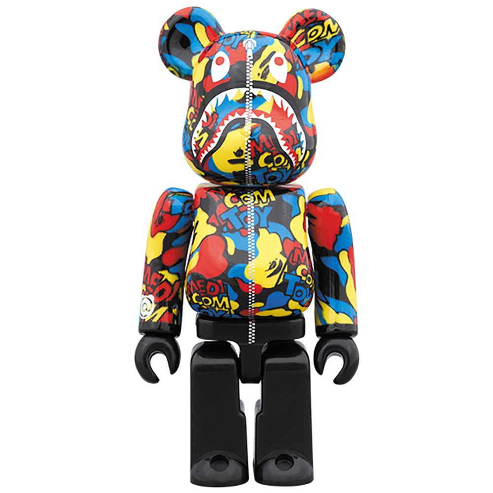 MEDICOM TOY CAMO SHARK BE@RBRICK 100％_0