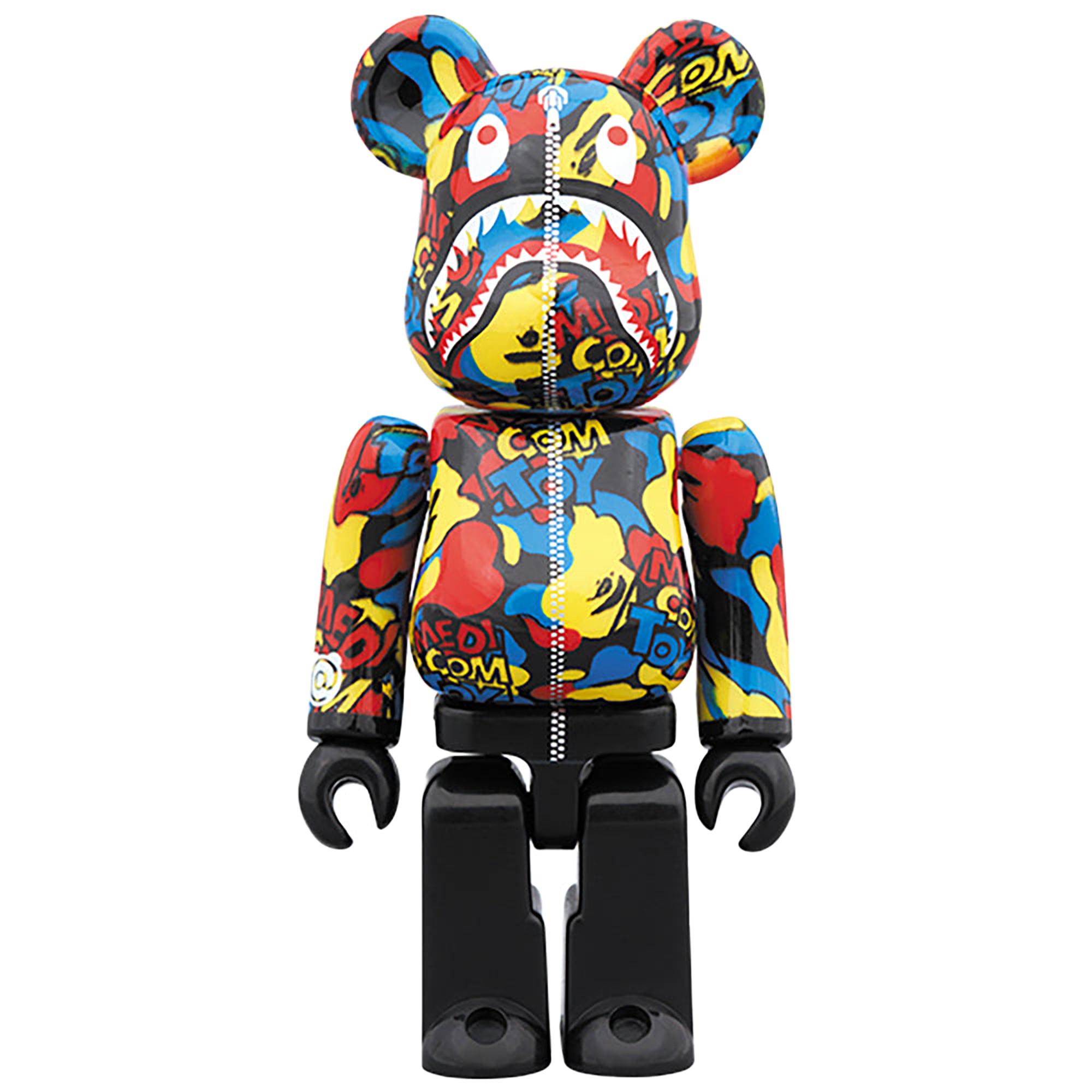 MEDICOM TOY CAMO SHARK BE@RBRICK 100％