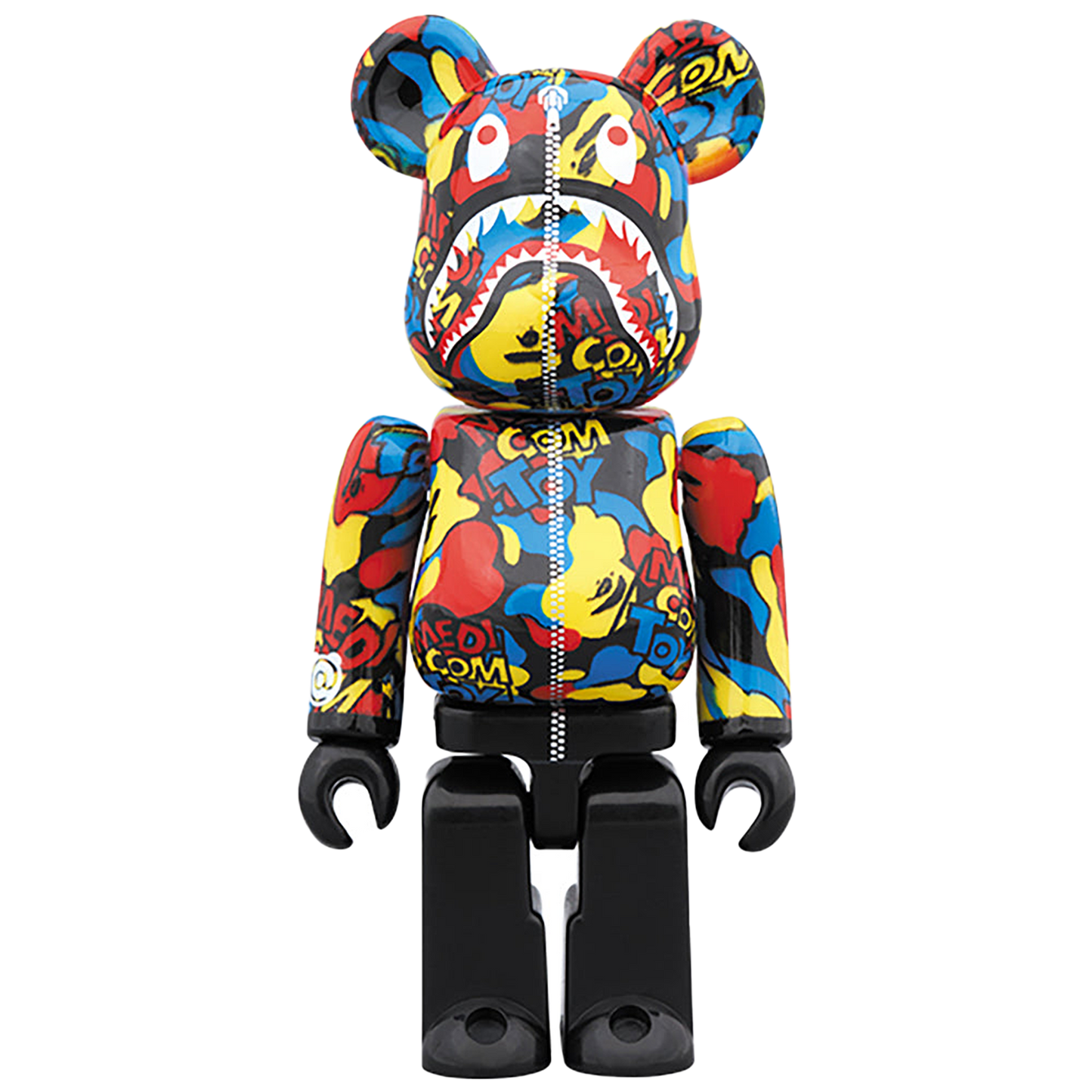 MEDICOM TOY CAMO SHARK BE@RBRICK 100％