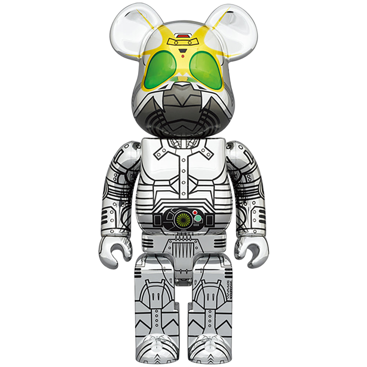 BE@RBRICK SHADOW MOON (Ver.HAJIME SORAYAMA) 400％