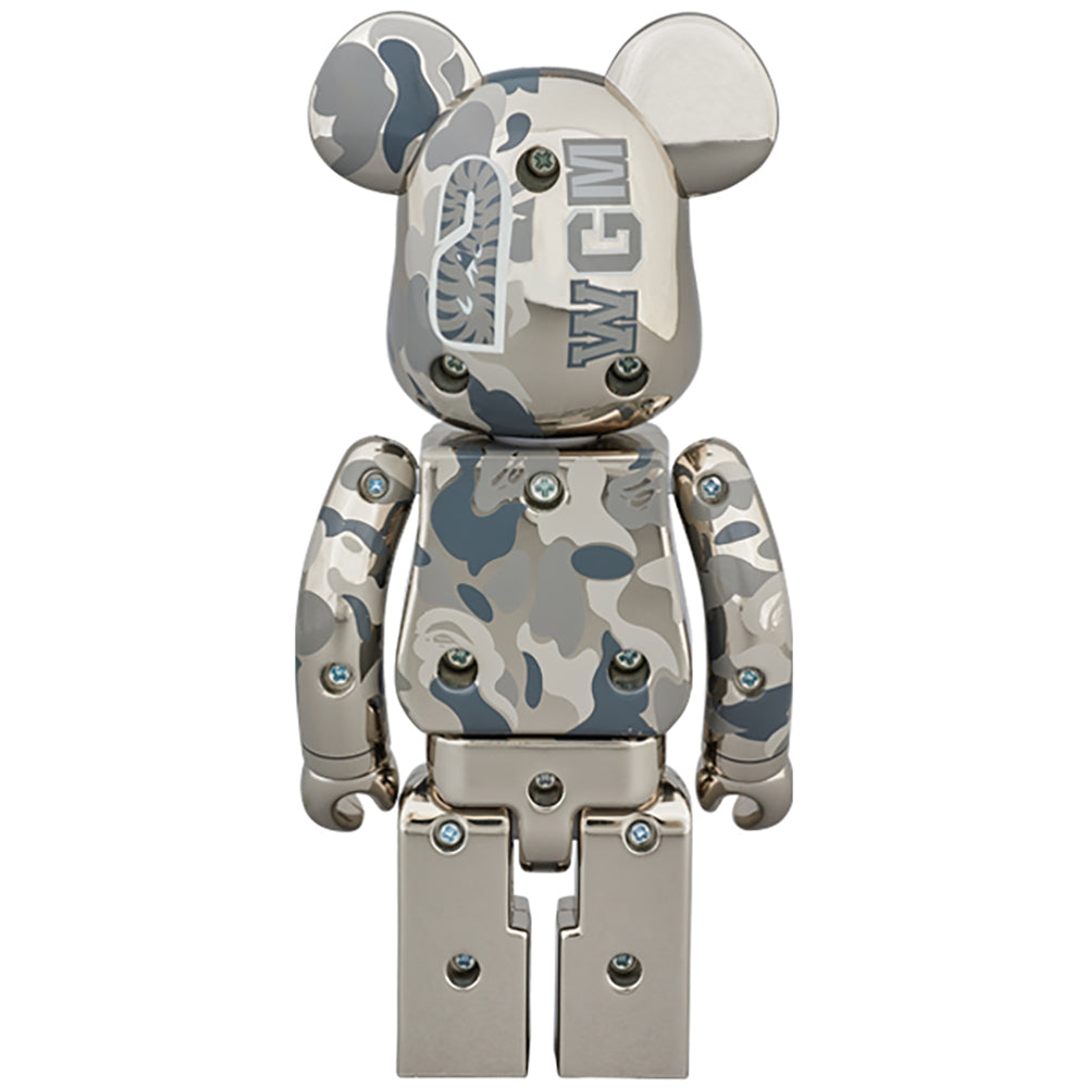 超合金 BAPE(R) CAMO SHARK BE@RBRICK GOLD／SILVER_4
