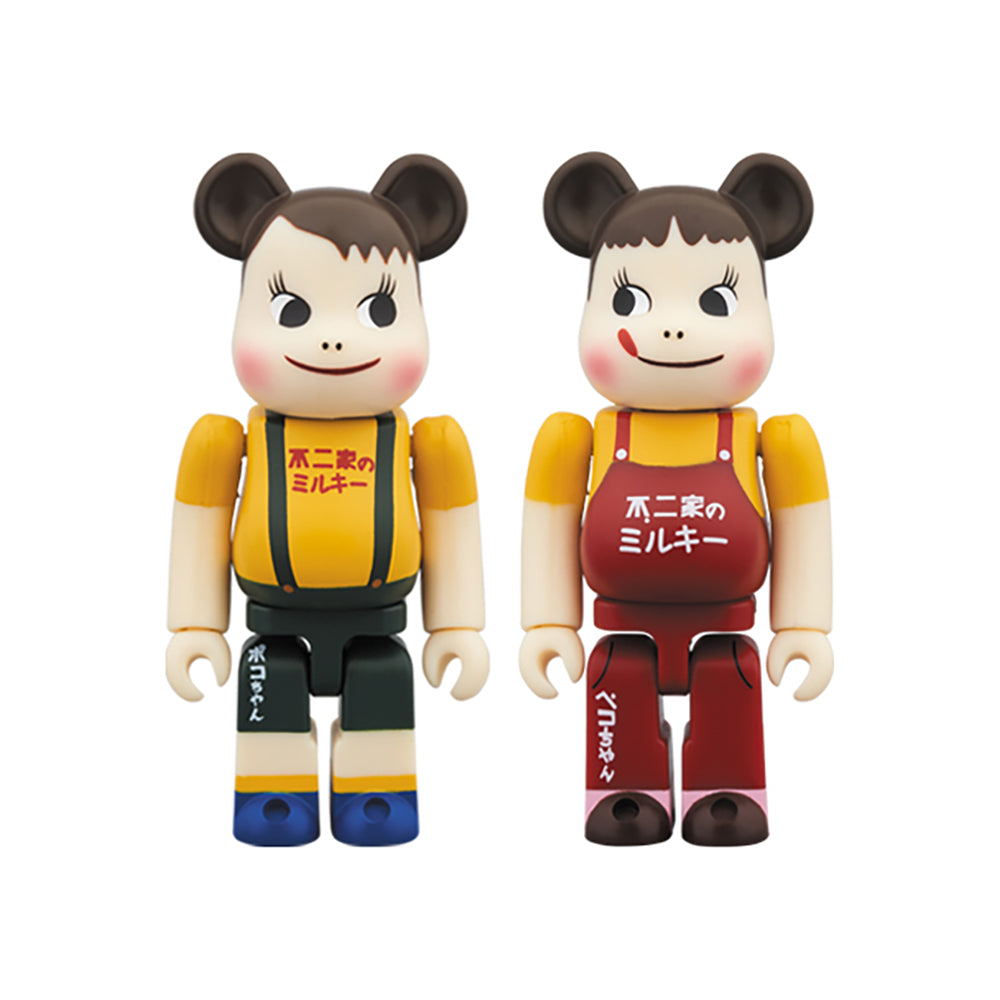 BE@RBRICK ペコちゃん&ポコちゃん ビンテージ版 2体セット_0