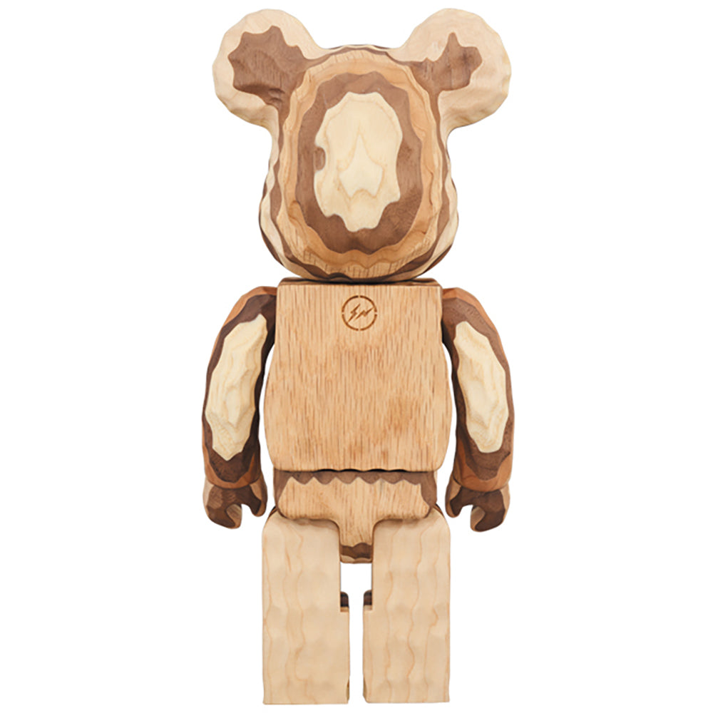 BE@RBRICK カリモク fragmentdesign 400％ carved wooden - LAYERED_1