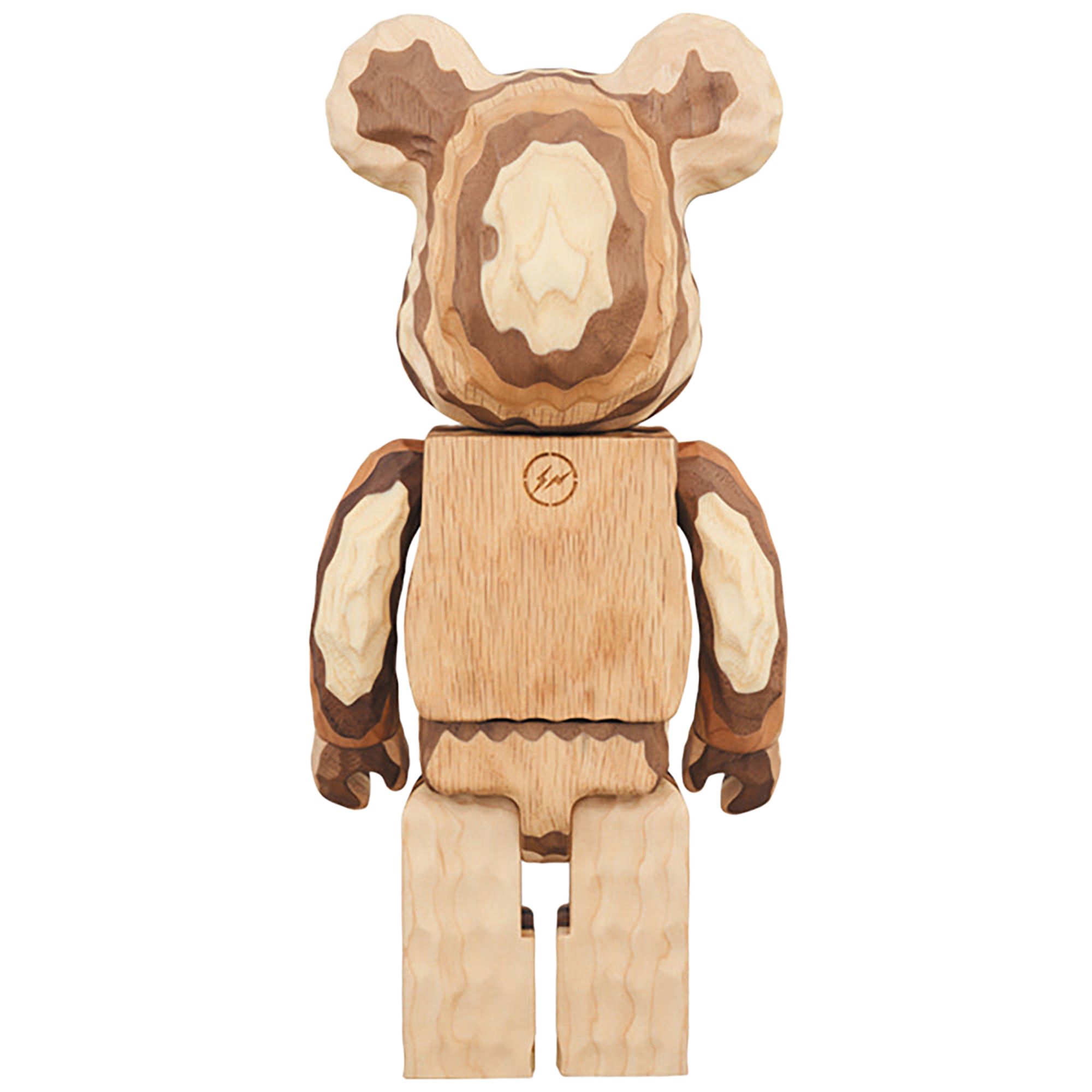 BE@RBRICK カリモク fragmentdesign 400％ carved wooden - LAYERED