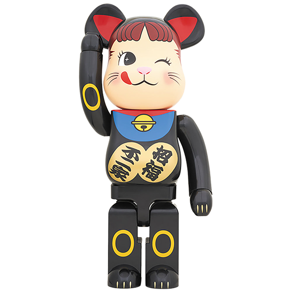 BE@RBRICK 招き猫 ペコちゃん 黒 1000％ | MEDICOM TOY OFFICIAL STORE