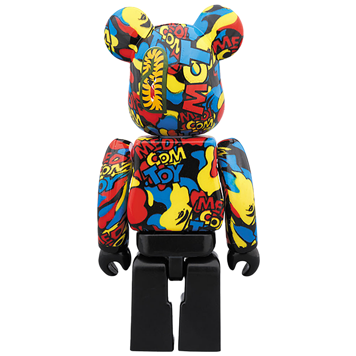 MEDICOM TOY CAMO SHARK BE@RBRICK 100％