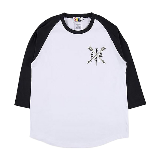 D*FACE RAGLAN 3/4 TEE EMBLEM