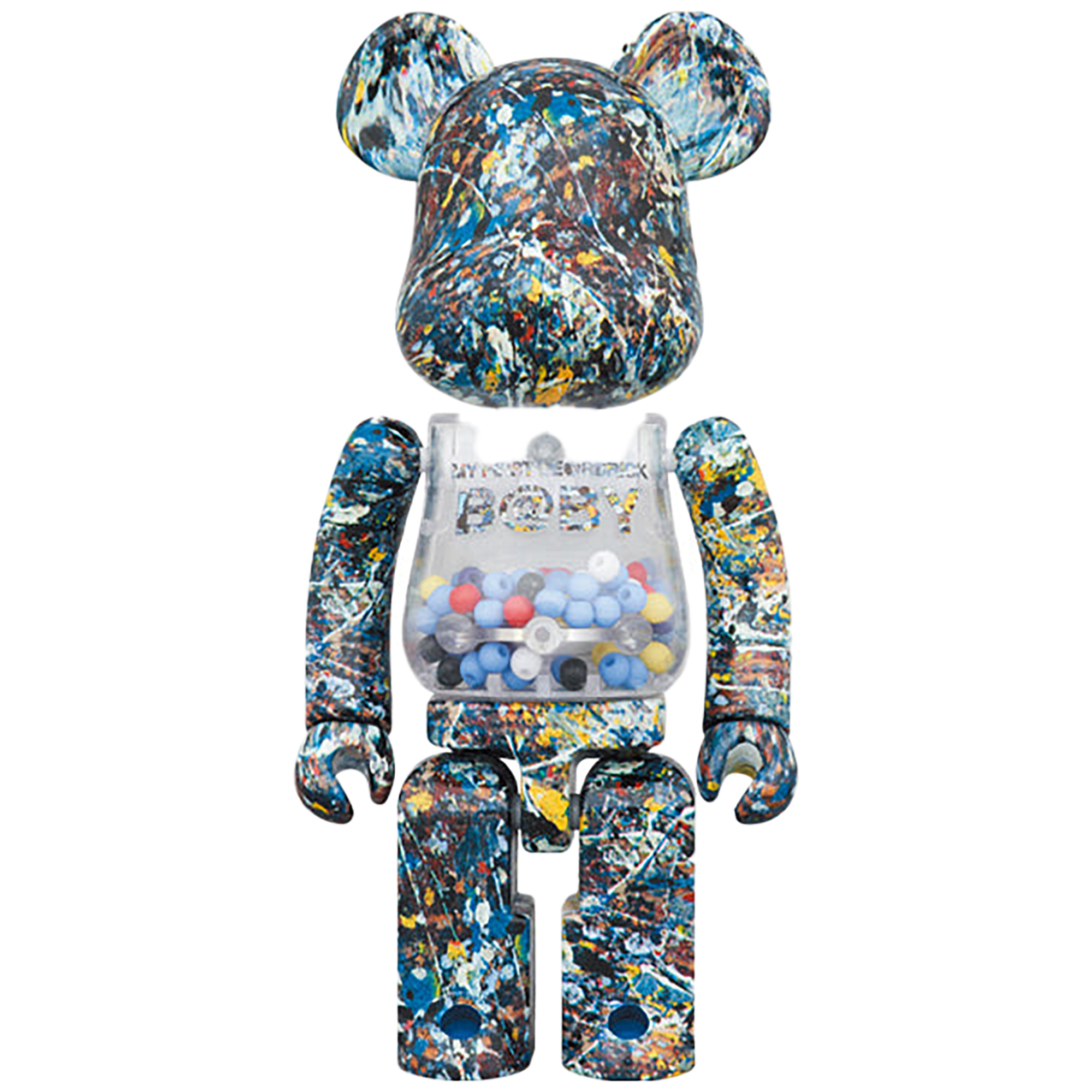 超合金 MY FIRST BE@RBRICK Jackson Pollock Studio Ver.