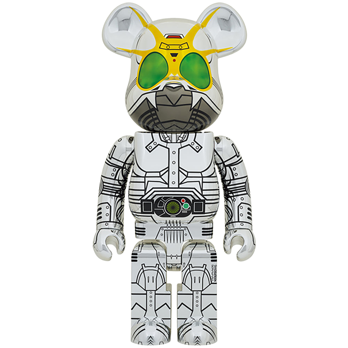 BE@RBRICK SHADOW MOON (Ver.HAJIME SORAYAMA) 1000％